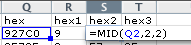 Microseconds hex 2