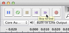 Skip to end button