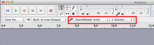 Audacity Soundflower input