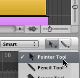 Piano Roll pointer tool