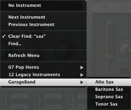 EXS24 choose alto sax