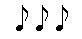 Three Eighth Notes