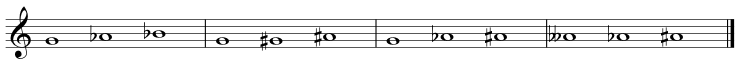 Trichord examples