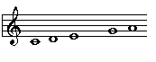 Pentonic major scale