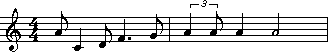 major 6 descending