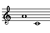 Descending melodic interval