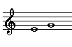 Melodic Interval E-G