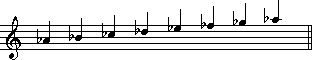 Ab minor scale