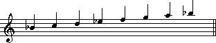 Bb Major Scale