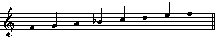 F Major Scale