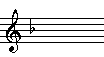 F Major Key Signature