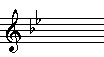 Bb Major Key Signature