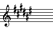 Key signature for F# Major