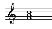 F major triad