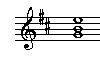 e minor first inversion triad