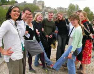 Sarala, Greg, Zoe, Julie, David, Andrea, Anna, Emily, Anne 