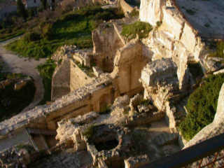 Ruins of fortress at Les Baux ±±