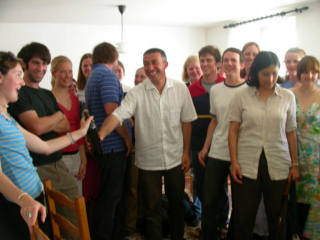 Azouz Begag with students ±