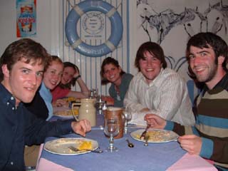 Saintes-Maries-de-la-Mer: Steven, Becky, Julia, Laura, Adam, Garrett 