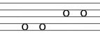 First four notes alto clef