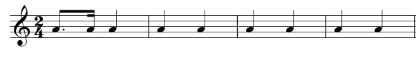 Schumann rhythm example