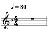 Tempo in Score