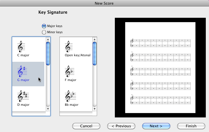 Key Signature Page