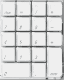 numeric keypad