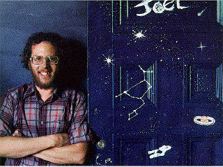 Photo of Joel and his door