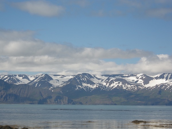 View of the elusive Flateyjarskagi peninsula